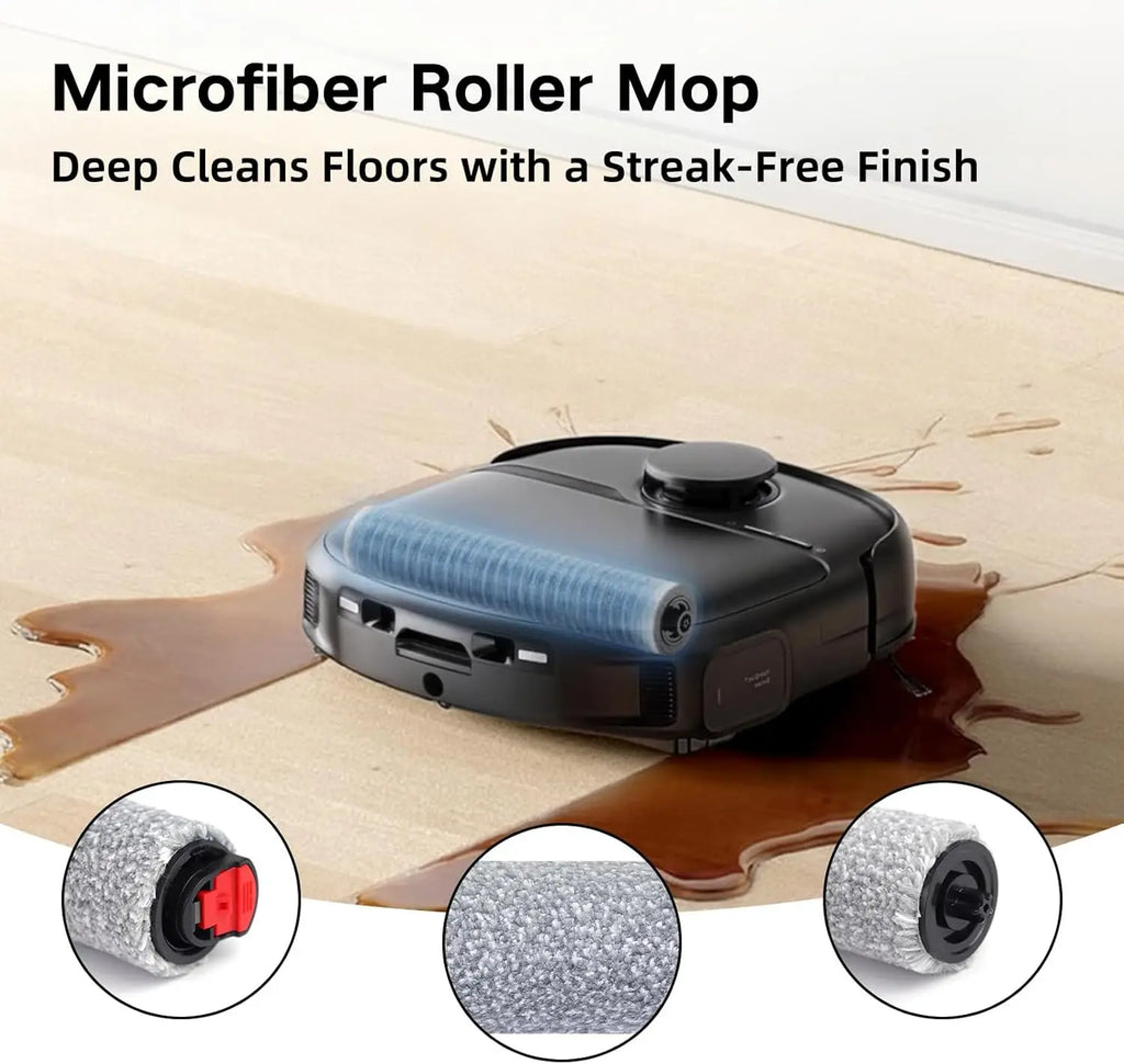 Replacement Parts for Eufy C28 Omni / Eufy C28 Robot Vacuum Cleaner Accessories Main Side Brush HEPA Filter Dust Bag Mop Rollers