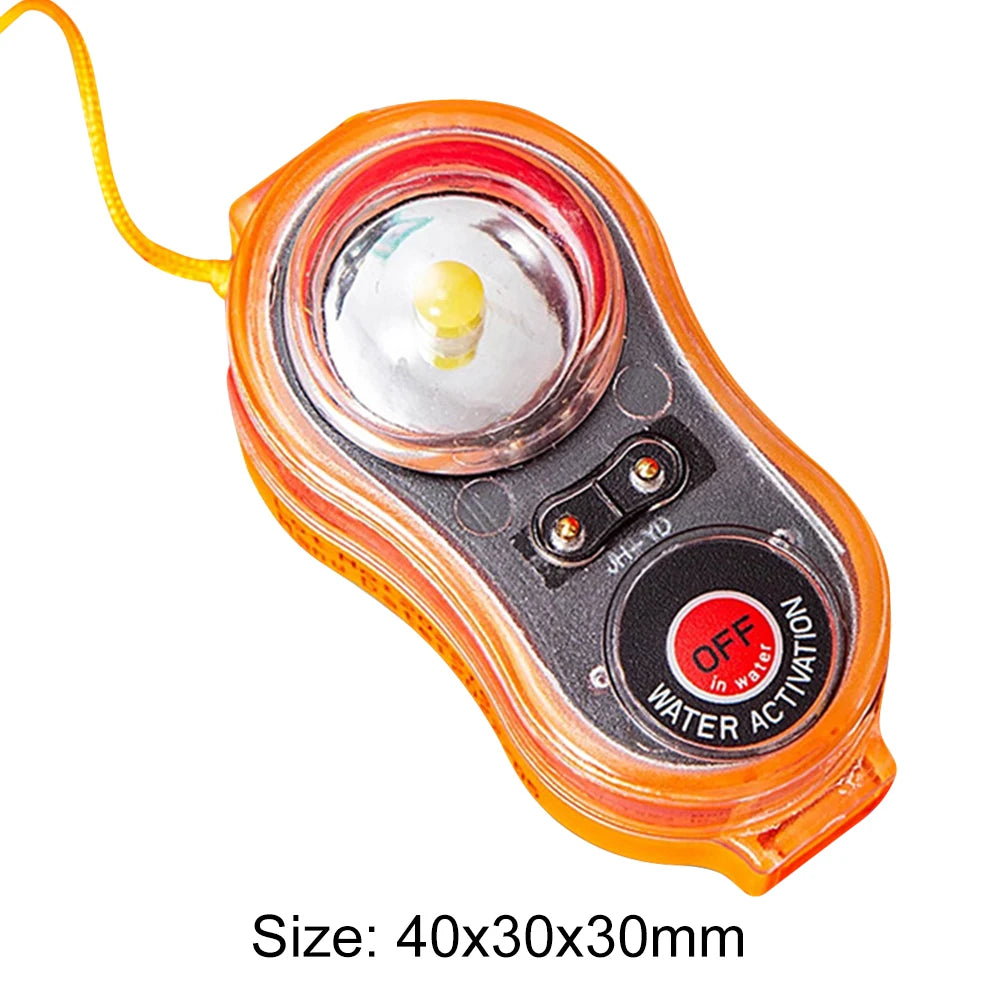 1-10pcs LED Life Jacket Light Energy-Efficient Waterproof Emergency Signal Light Easy Operation Lightweight Outdoor Accessories