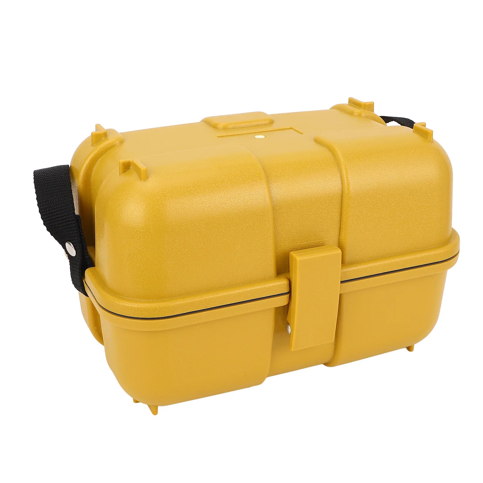 Leveling Instrument Case Single Lock Plastic Total Station Level Storage Box for Surveying Equipment Yellow Level Storage Case