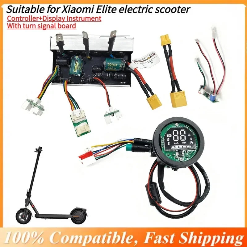 Upgraded 55km/h E-Scooter Controller Kit For Xiaomi Elite E-Scooter - Speed Unlock, Motor Self Learning Motherboard Replacement