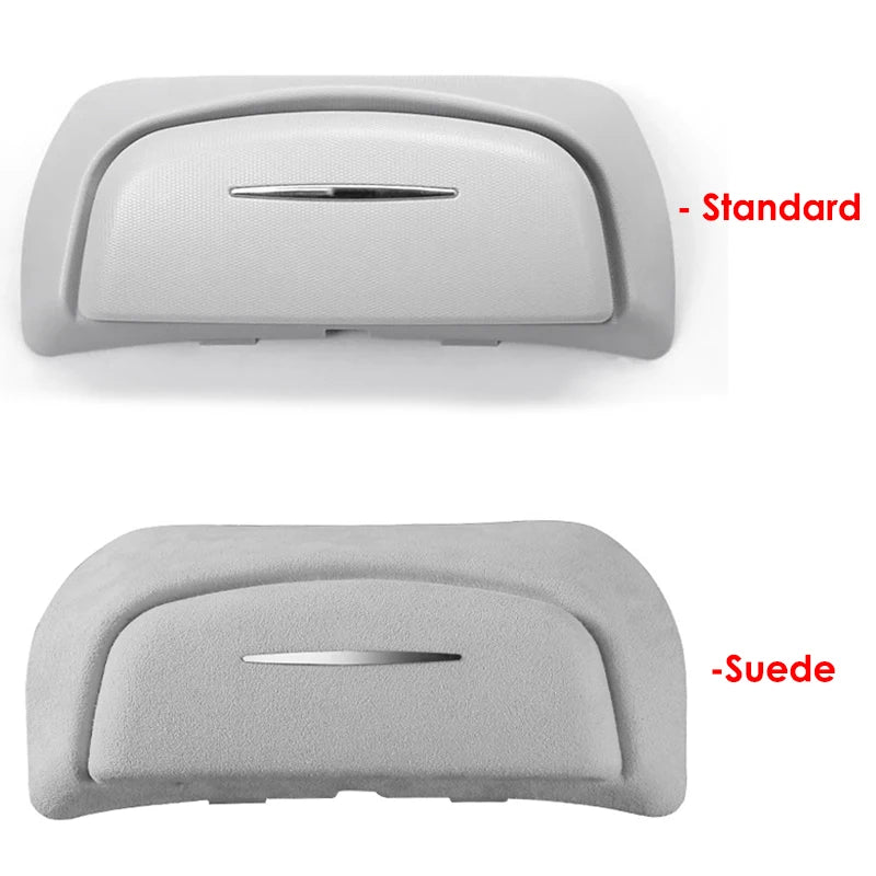 Car Glasses Case Wear-Resistant Sunglasses Holder Storage Box ABS/Suede For Tesla Model 3 / Y / 3 Highland / Y Juniper