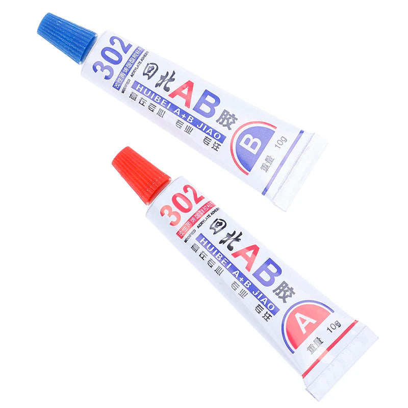 2Pcs  Super Strong Epoxy Clear Glue Adhesive Resin Immediate Glue (A+B) Craft