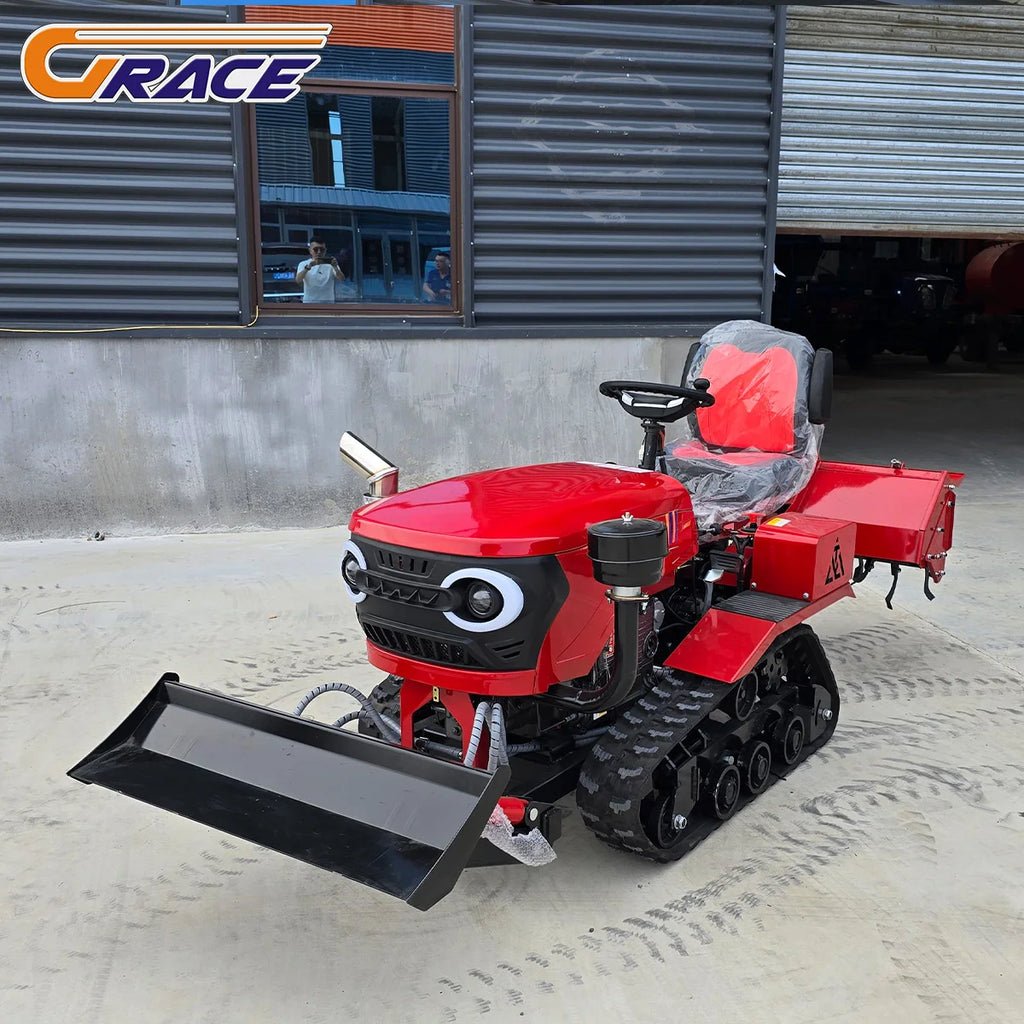 Chinese tiller cultivator 25HP 35HP 40HP cultivators mini tiller rotary crawler tractor for Deposit price