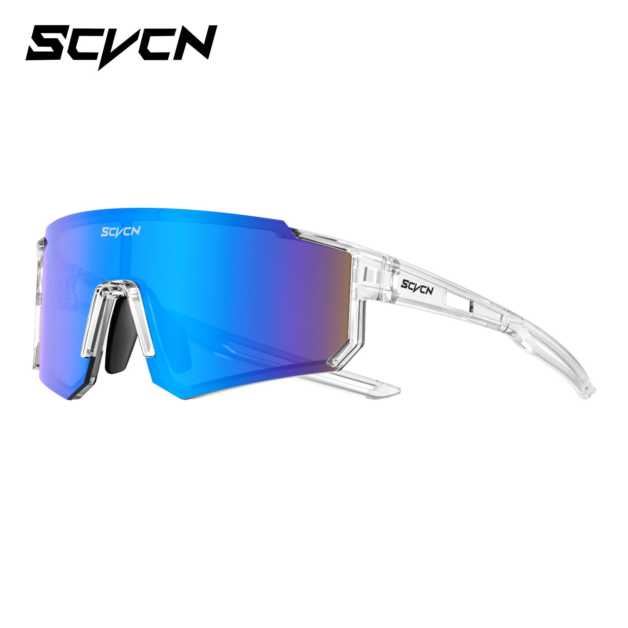 SCVCN UV400 Mountaineering Cycling Protective Glasses Running Sunglasses Stylish Hiking Driving Glasses MTB Sports Sunglasses