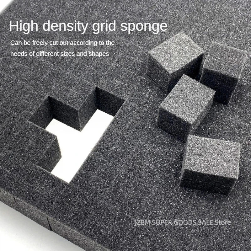 Toolbox Pre Cut Grid Foam Pick Pluck Foam Insert For Hard Case Pick Apart Precorted Shadow Foams Toolbox Organizer Customizable