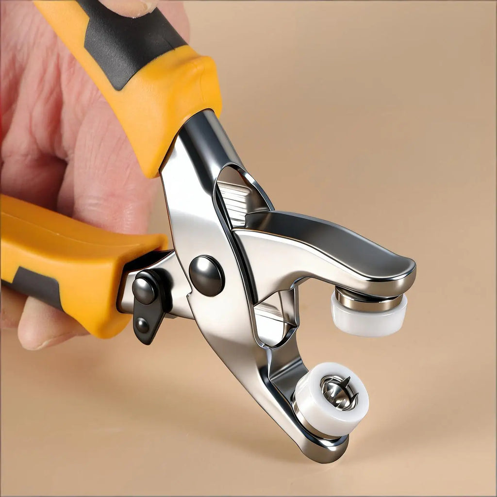 Leather Punch Eyelet Tool Belt Hole Punch Pliers, Hole Puncher Eyelet and Snap Setting Pliers Great for Crafts, DIY, Dog Collars