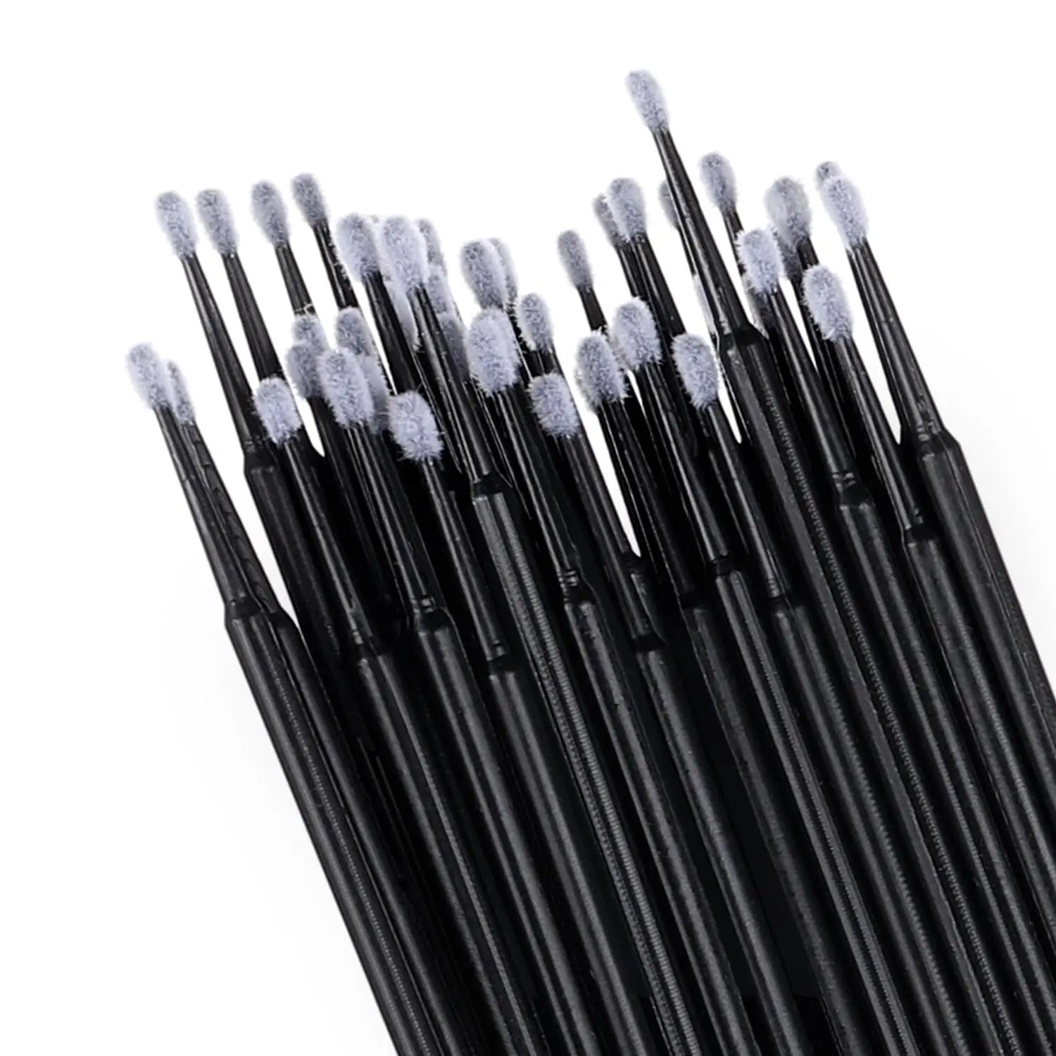 100Pcs Eyelash Cleaning Brush Lash Extension Micro Cotton Swab Individual Eyelashes Microbrush Beauty Makeup Clean Remover Tools