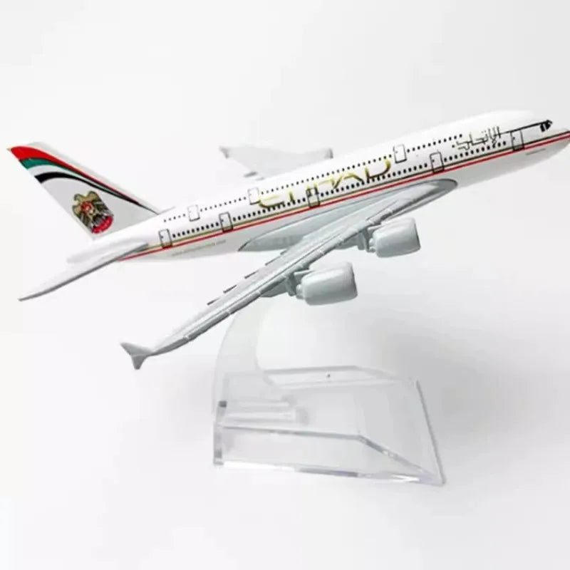 1/400 Scale Plane Model A380 Airways Series Alloy Aircraft Diecast 16cm A380 Airplane Models Children Toys Souvenir Decoration