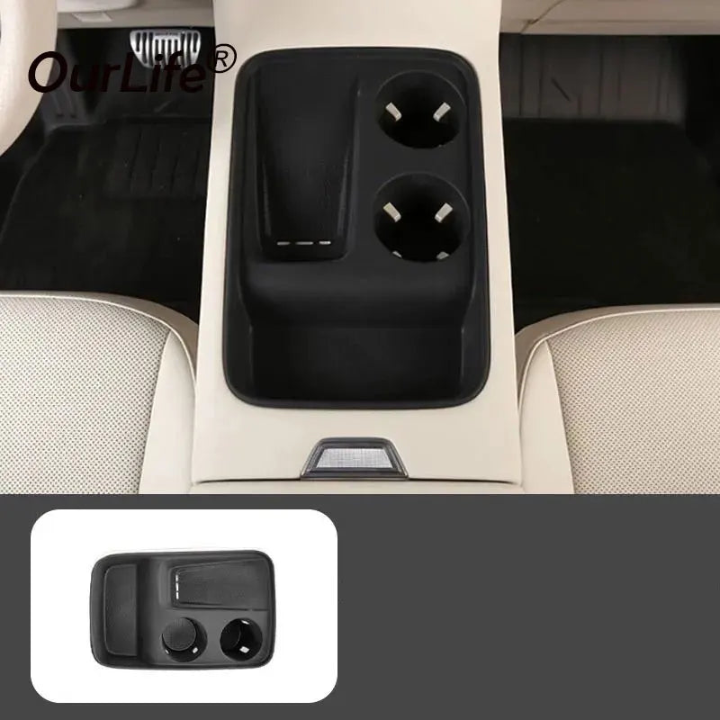For Haval H6 4rd Gen 2026 2025 LHD Car Central Control Wireless Charging Silicone Pad Water Cup Holder Pad Interior Accessories