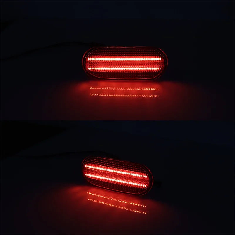 For Volkswagen Beetle 1998-2005 Car Rear Bumper Side Marker Indicator Lights Red / White LED Driving Lights Parking Lights 12V