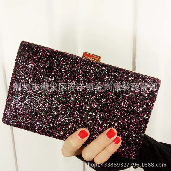 The Best Selling Clutch Bag with Big Discount Elegant Shiny Diamond Evening Bags Fashionable Lightweight Dinner Party Dress Bag