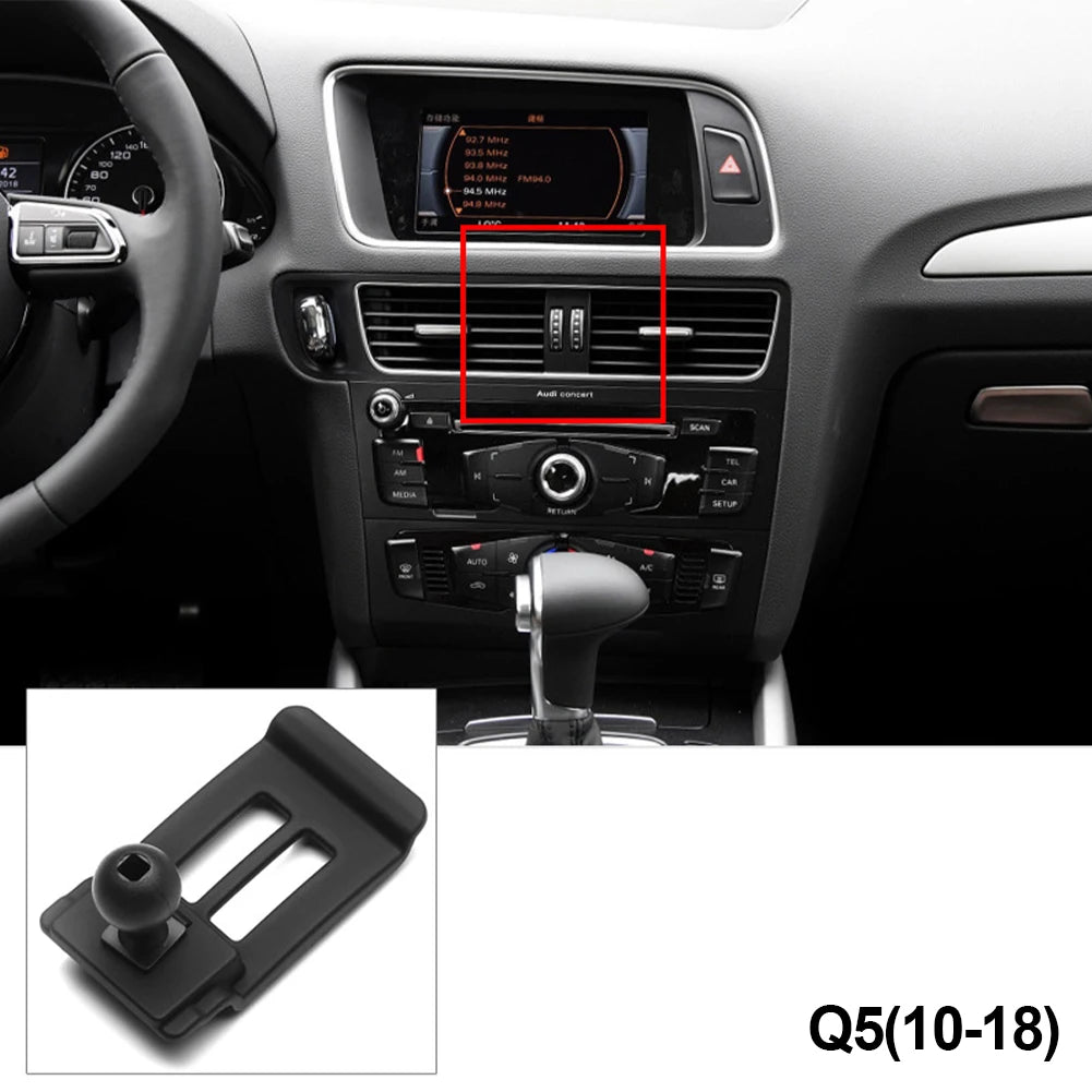 Dedicated Phone Stand Holders Base Collocation Mount Bracket for Audi A1 A3 A4 A5 A6 Q3 Q5 Q7 2016 2017 2018 2019 2020 2021 2022