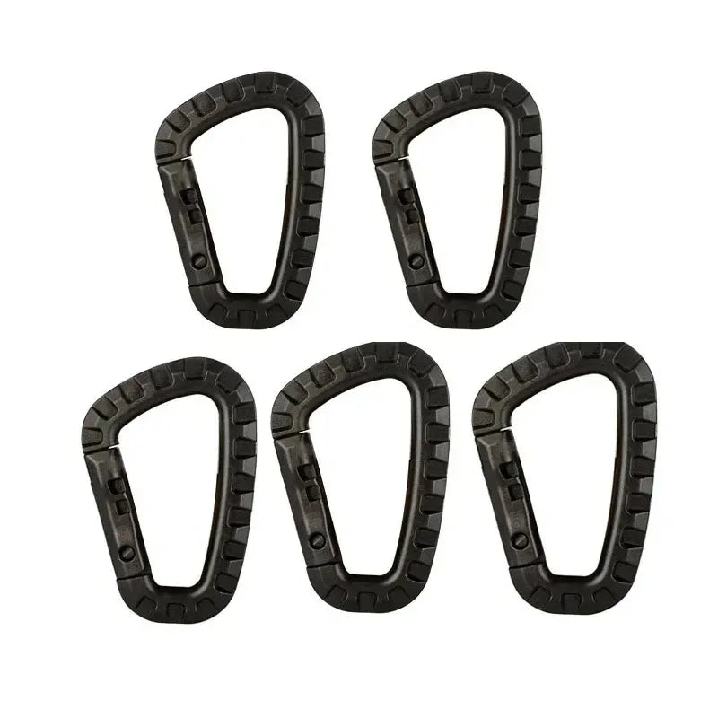 Medium D-Ring Buckle Tactical Carabiner Clips Molle Buckle Hook Backpack Sports Camping Climbing Accessories Outdoor gadget
