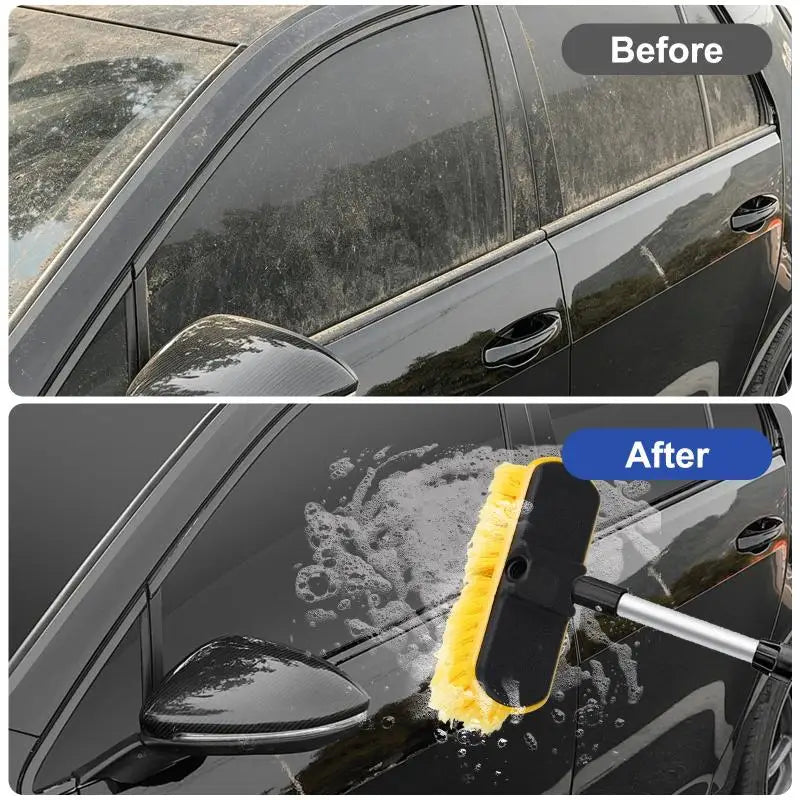 10" Car Wash Brush Head Ultra Soft Non-Scratch Bristle Suitable for Truck RV Boat Auto Home Wall Cleaning