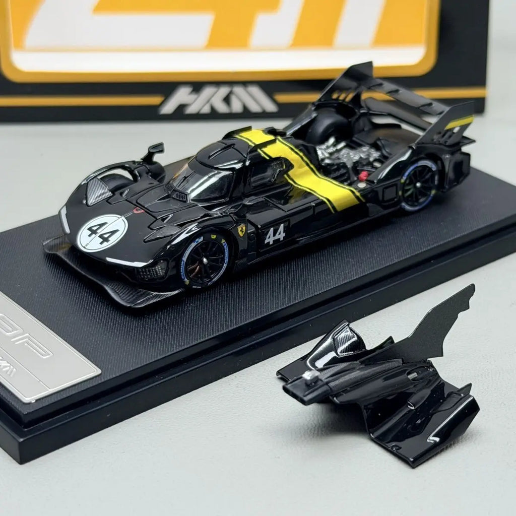 New Microturbo in Stock HKM 1:64 499P Hypercar Alloy Car Static Die Cast Vehicles Collection Model Car Toy