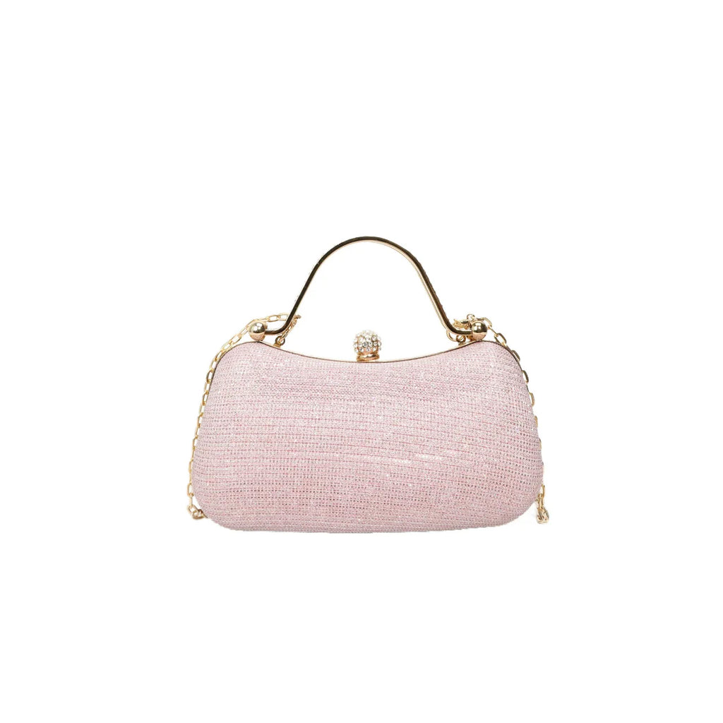 Luxury Handbag Women's Evening Clutch Bag Fashion Designer Sparkly Crystal Shoulder Chain Bag Party Wedding Purse