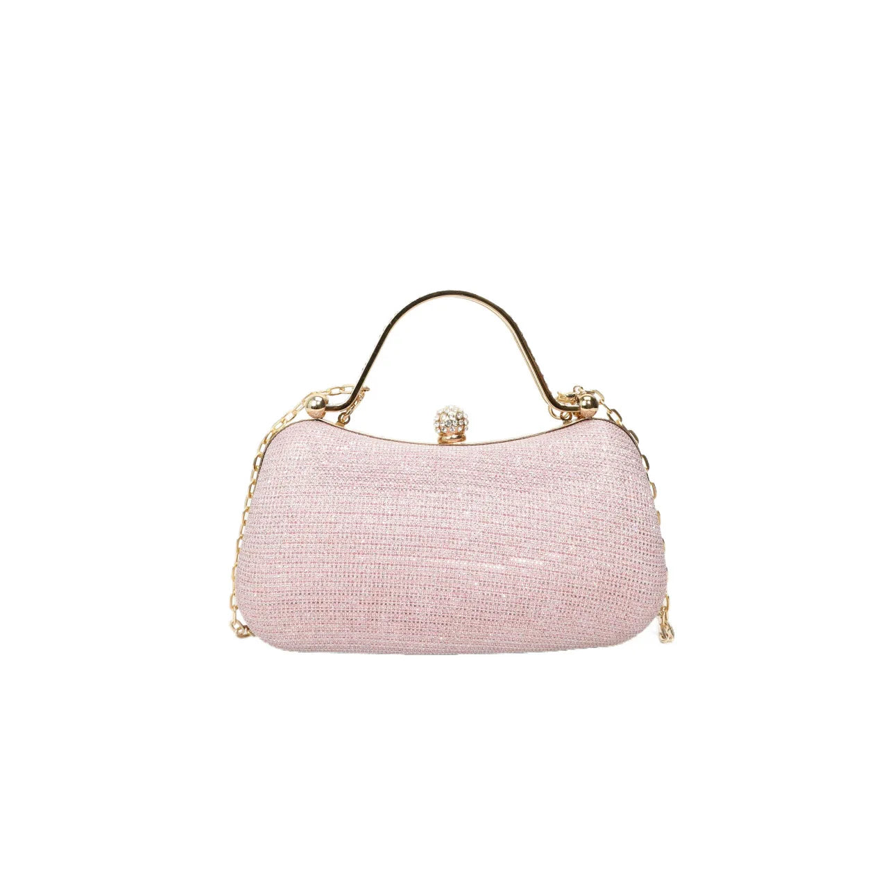 Luxury Handbag Women's Evening Clutch Bag Fashion Designer Sparkly Crystal Shoulder Chain Bag Party Wedding Purse