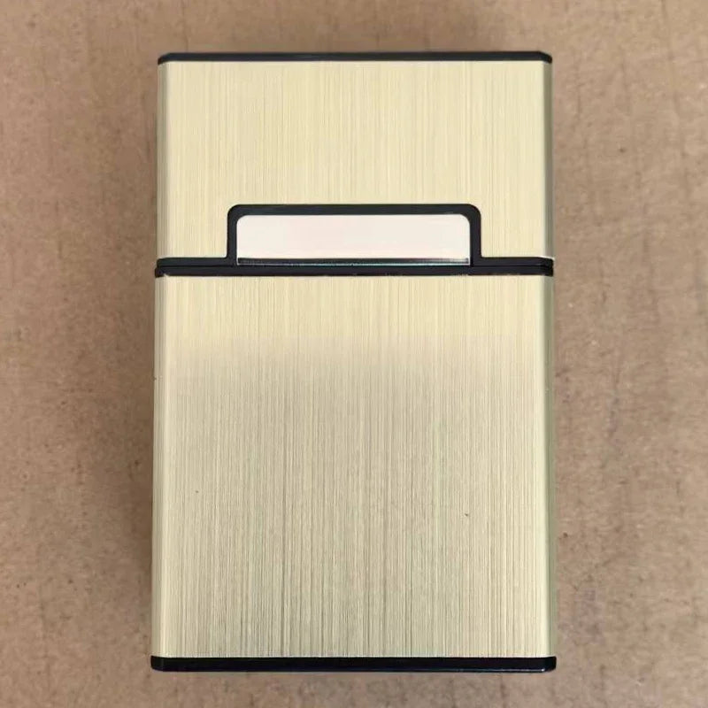 Fashion Magnetic Flip-top Cigarette Case -Hold 20 Cigarettes, Moisture-proof ,Dust-proof - Portable Metal Cigarette Case.