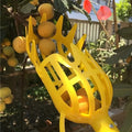 Yellow Polypropylene Fruit Picker Lightweight Reusable Ergonomic for Garden Harvesting Orchard Farm Food Safe Tool 1PC