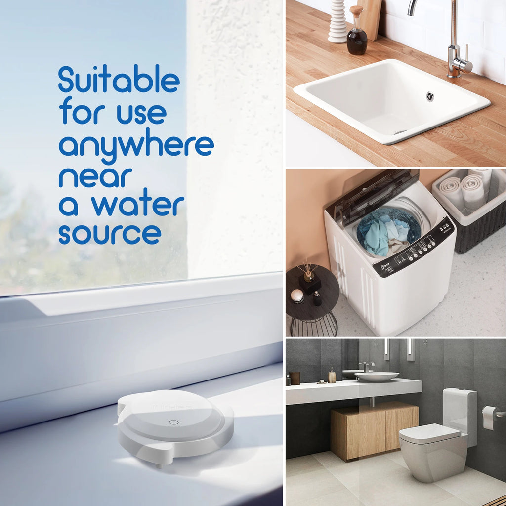 INKBIRD IRS-WD1 Smart Water Leakage Sensor IP67 Waterproof Flood Leakage Sensor for Bathrooms, Kitchens, Laundry Rooms, Attics