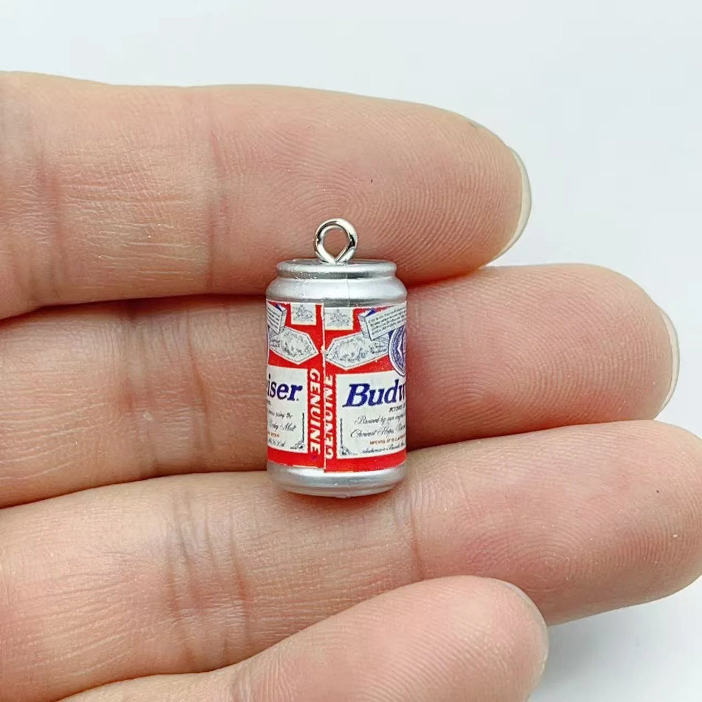 10Pcs Random Mixed Mini Liquor Bottle Resin Charms Simulation Drink Bottle Pendant DIY Handmade Jewelry Keychain Accessories