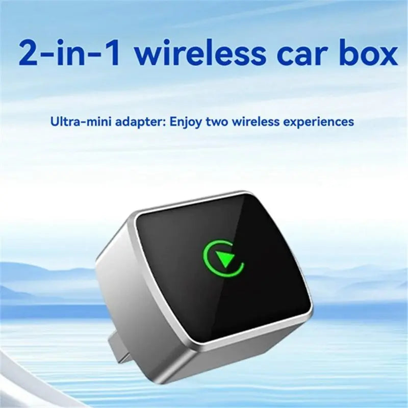 Classy-2 In 1 Wireless Carplay Android Auto Box Wired To Wireless Dongle Stable BT Wifi Connect AUTO Carplay Adapter Mini Box