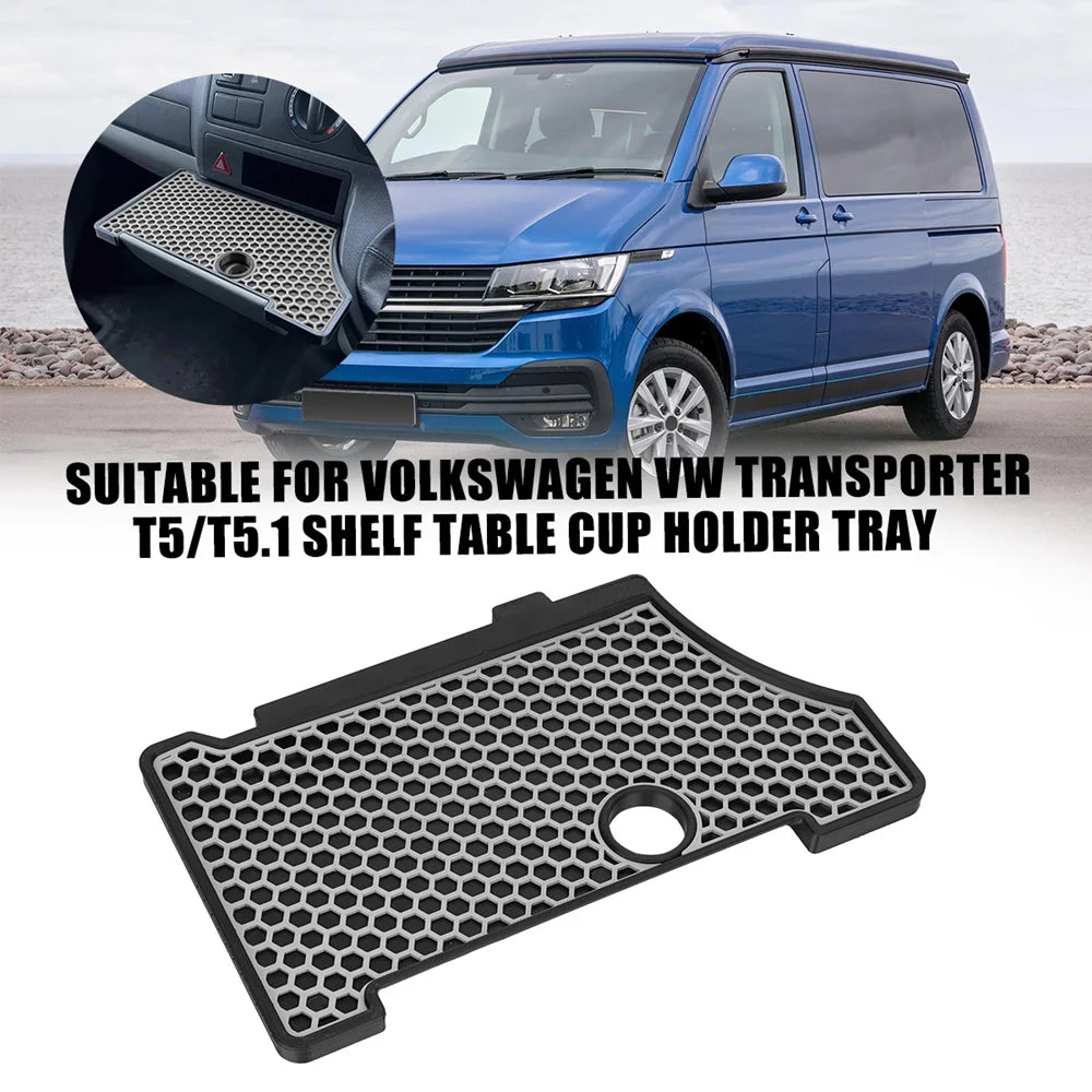 Car Cup Holder Drain Rack For Volkswagen VW Transporter T5/T5.1 Helf Table Cup Holder Drain Tray
