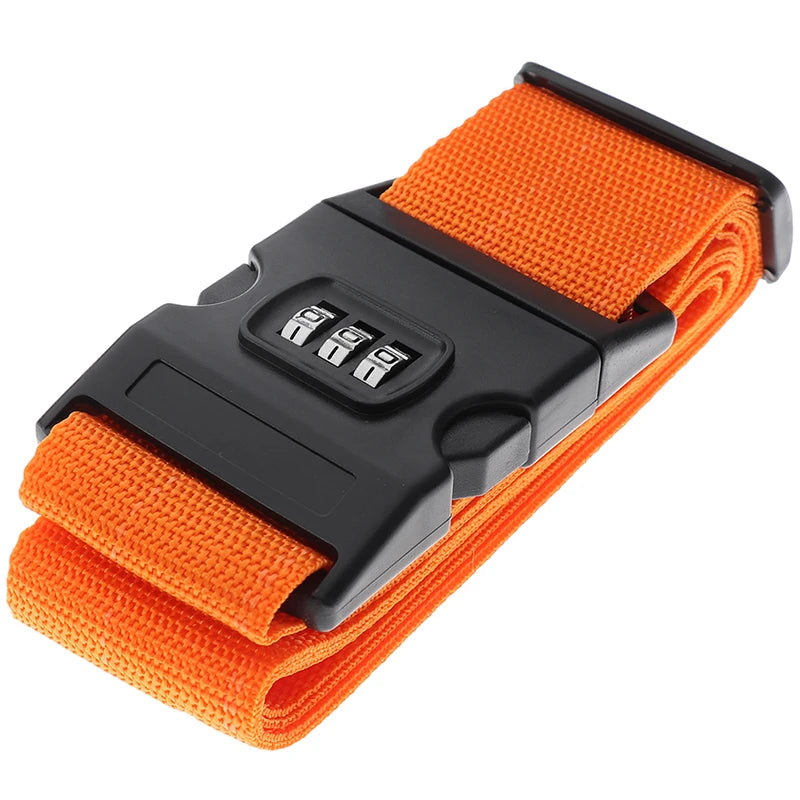 1Pcs Nylon Luggage Strap Adjustable Travel Suitcase Buckle Strap Baggage Belt Travel Accessorises Suitcase Packing Seat Belt