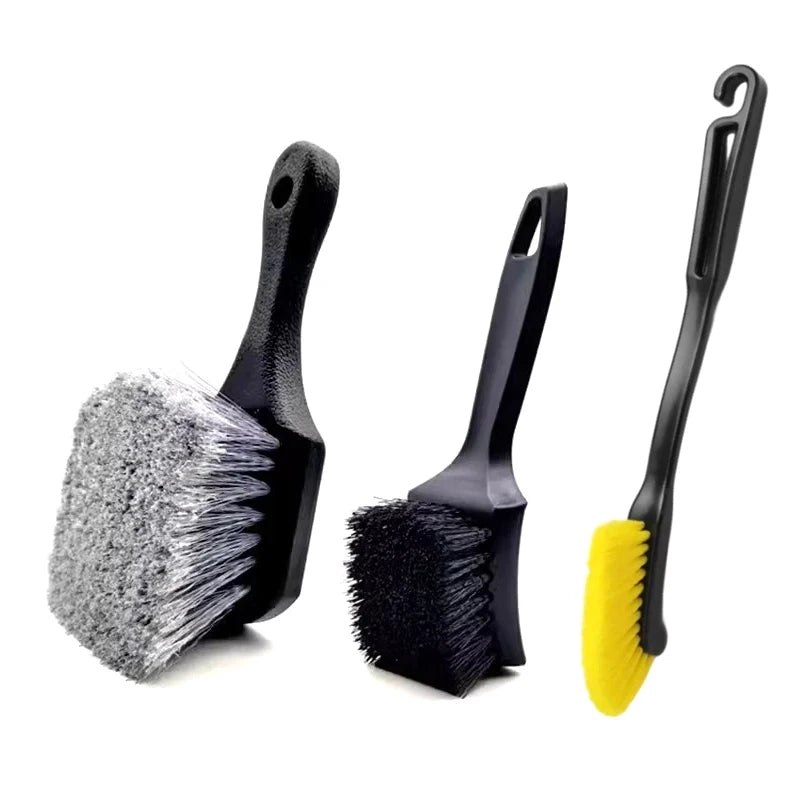 NEW Car Tire Wheel Rim Cleaning Brush Detailing Brushes Wash Towel Universal Wheel Tire Cleaning Tools Auto Accessories