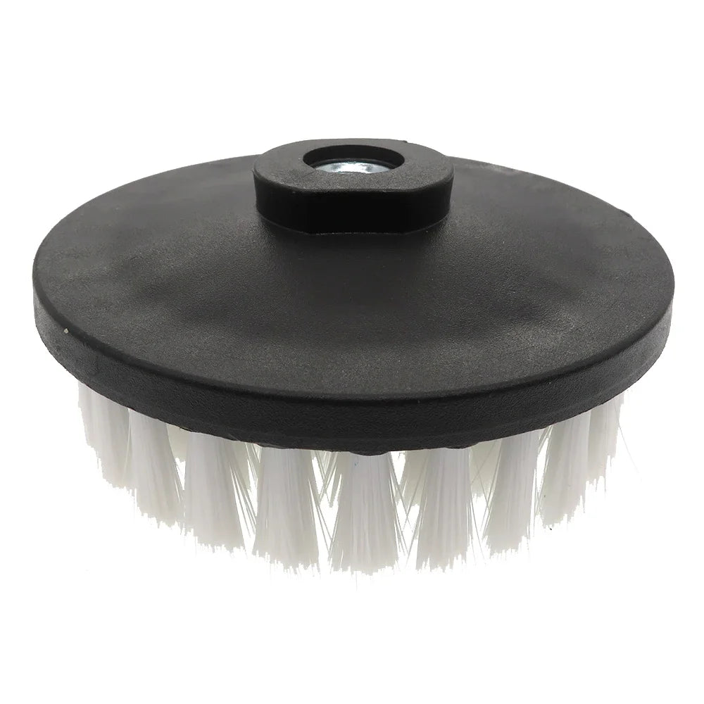5 Inch Power Scrubber Brush Electric Cleaning Brush M14 Thread for Cleaning Carpets, Kitchens and Bathrooms Drill Attachment Kit