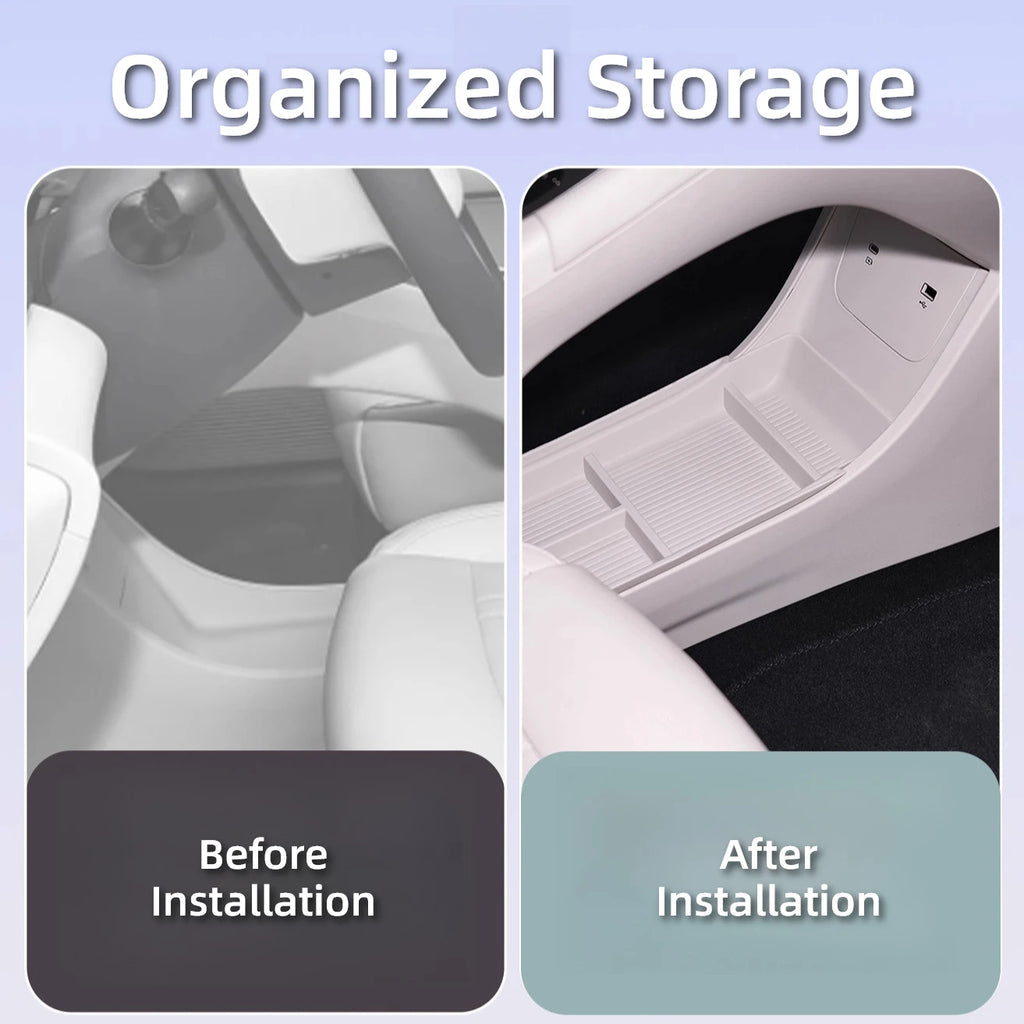 For Geely Geome Xingyuan Storage Box Under Central Control Waterproof Scratch Resistant Easy to Clean Car Interior Accessories