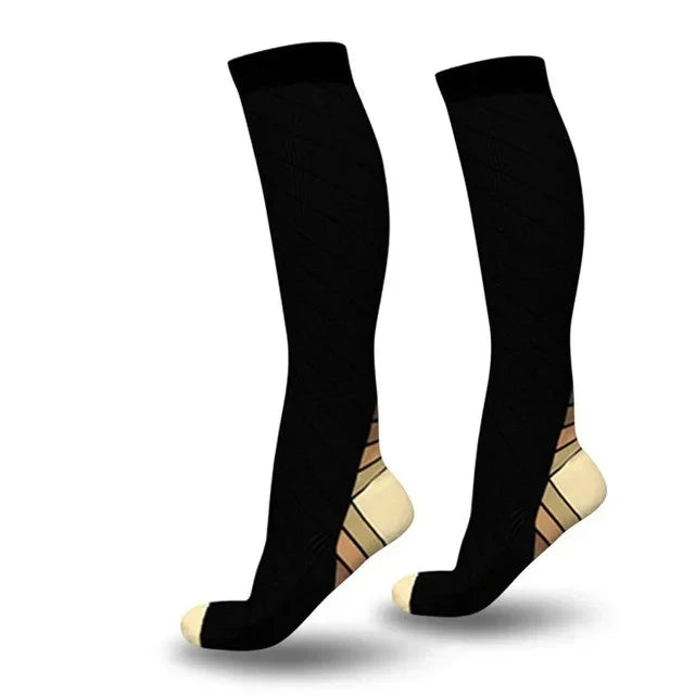 Compression Socks Varicose Veins Socks Pregnancy Anti Fatigue Blood Circulation Socks Gym Outdoor Cycling Football Fitness Socks