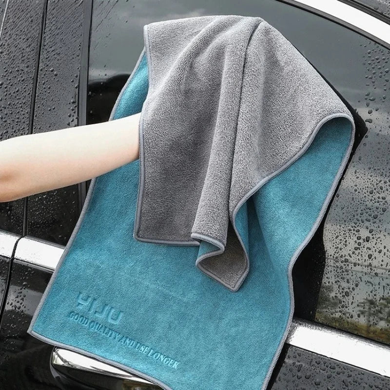 Microfiber Car Wash Towel 42X42cm 75X35cm Lint-Free Car Cleaning Towels Ultra-Soft Drying Cloth Car Detailing Washing Tools