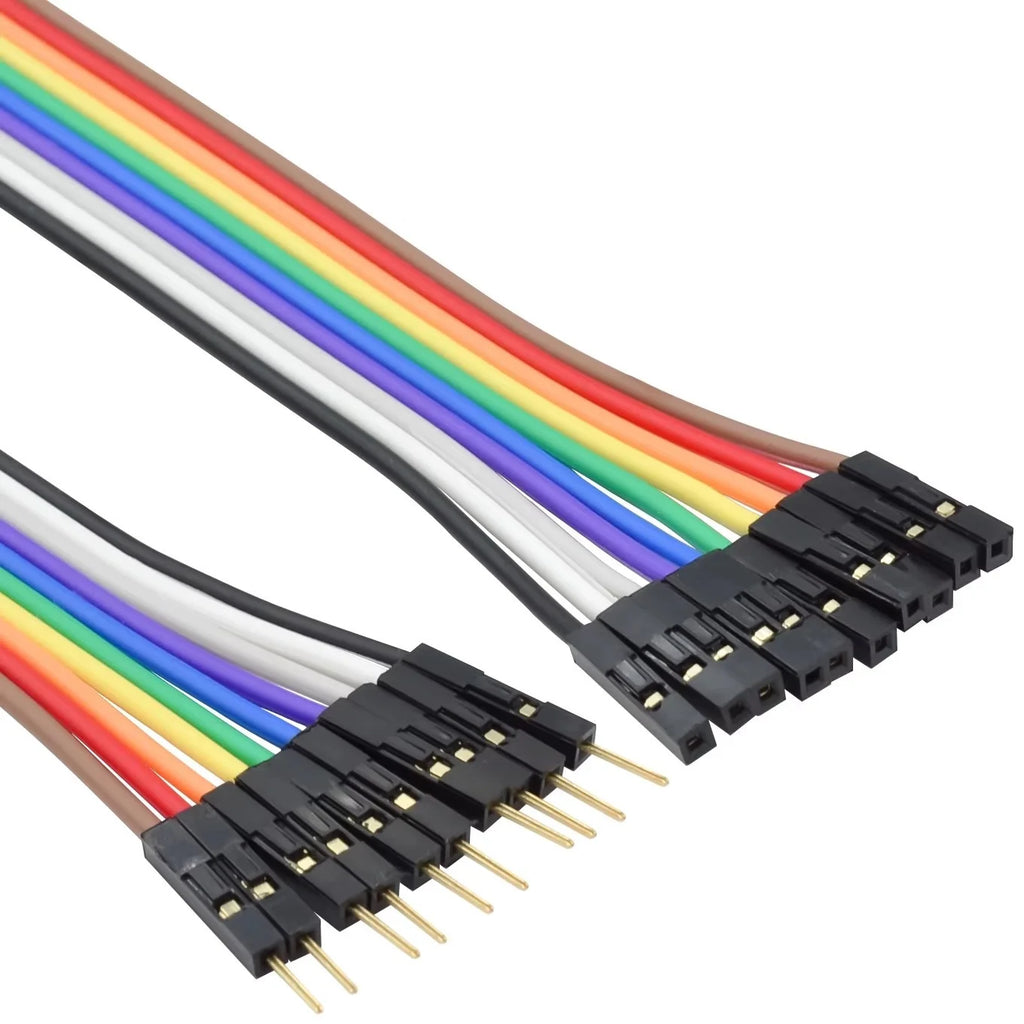 Pure copper dupont wire thickened 28 core female to female male to female color cable 2.54 terminal connection wire gold-plated