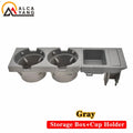 Black Double Hole Car Vehicle Front Center Console Storage Box Coin + Cup Holder for BMW E46 3SERIES 1999-2006 51168217957
