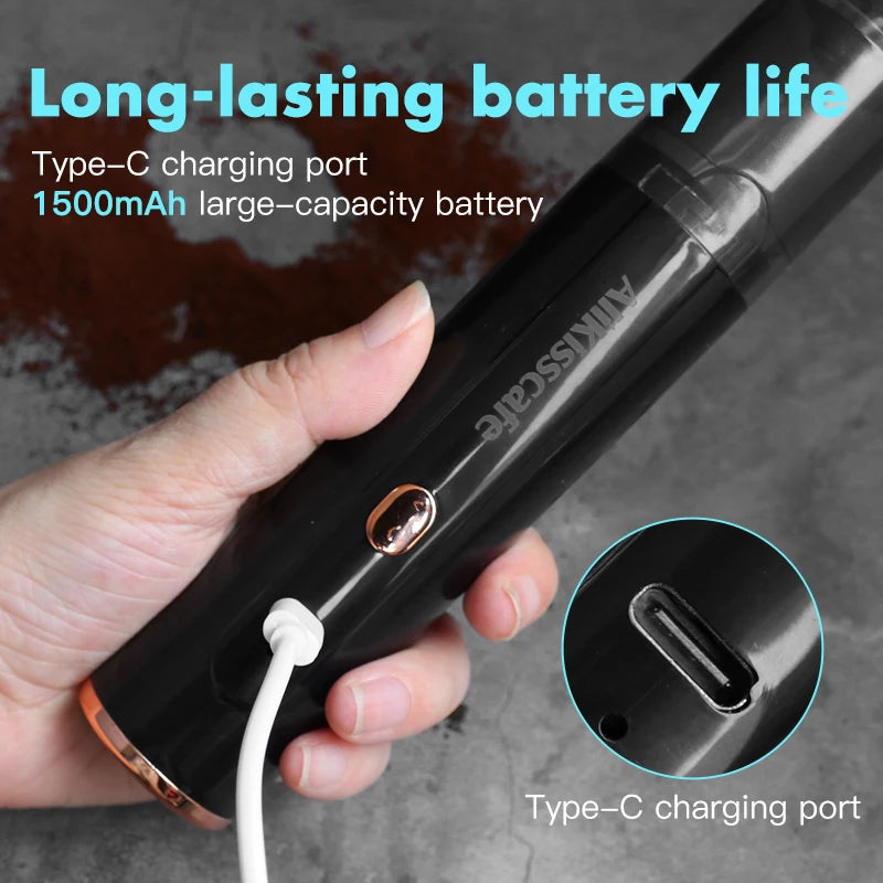 AliKisscafe Coffee Grounds Vacuum Cleaner Grinder Remover Powder Brush Portable Cleaning Tools Barista Tool Espresso Accessories