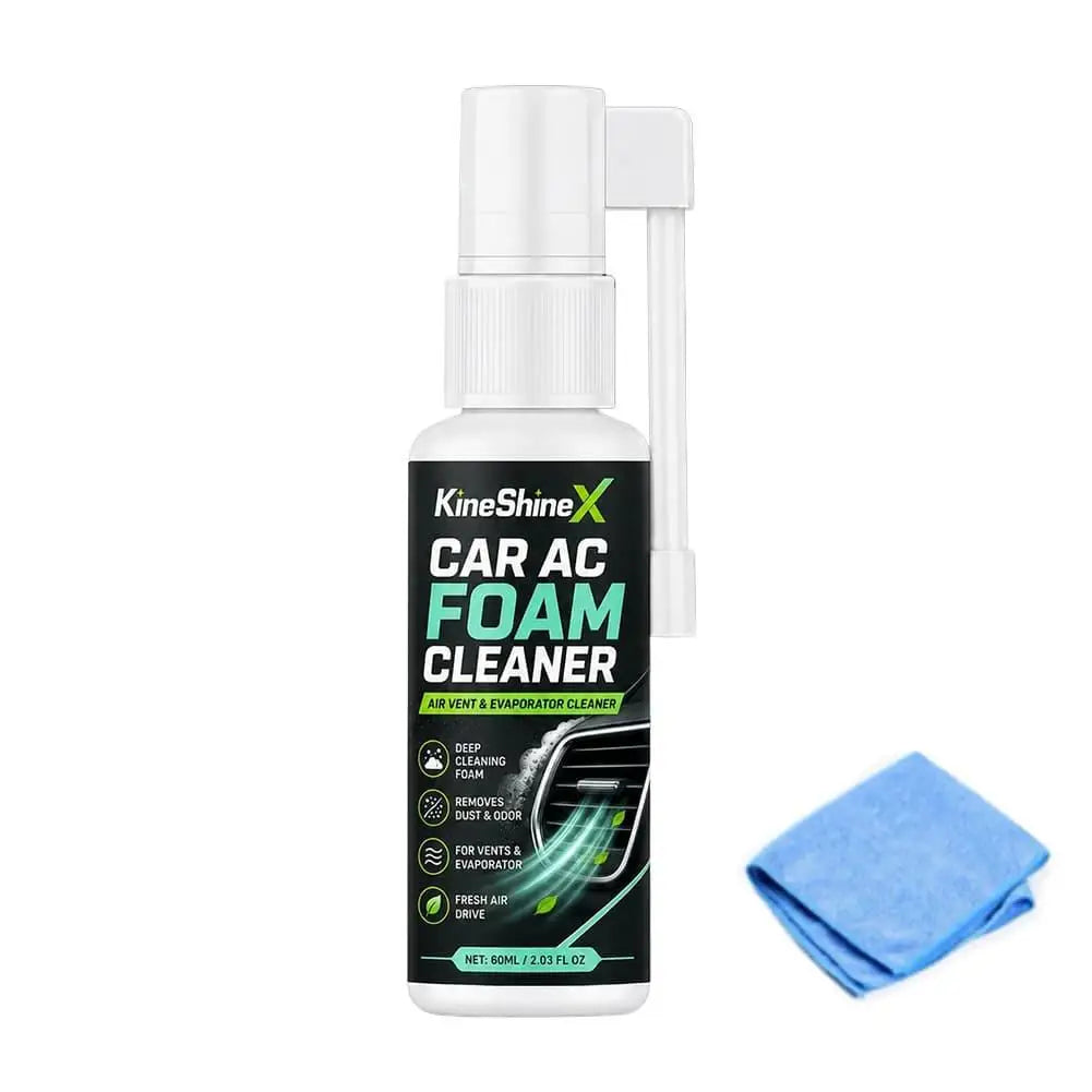 Car AC Foam Cleaner Long Nozzle Air Vent Evaporator Deep Clean Spray Remove Dust Odor Air Conditioner Deodorant