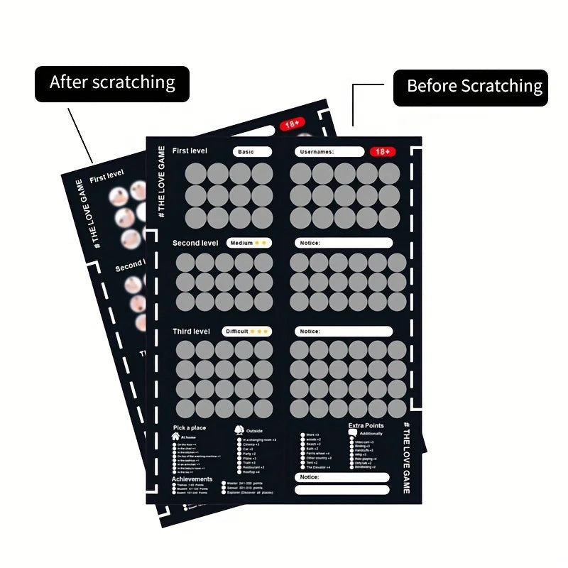 100 Sex Position Game Couples Sex Position Scratch Board Poster Love Game Scratch Date Night  Scratch Game For Adults Sex Toys