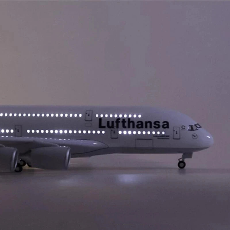 50.5cm 380 1:160 Model Airplane Lufthansa A380 Plane Models Diecast Airplanes  Large Resin Plane Model Airplane Kit Adults