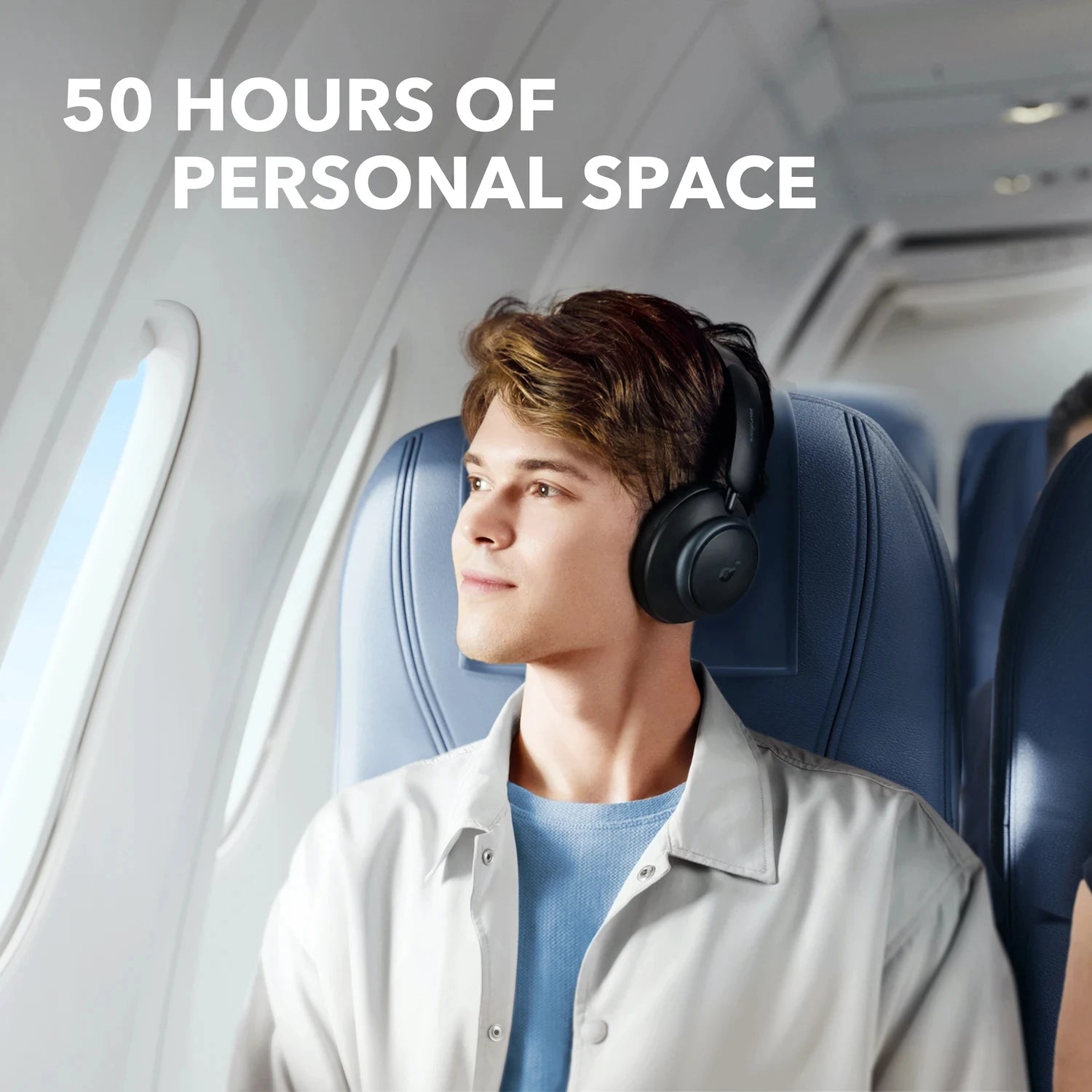 Soundcore Space Q45 Wireless Bluetooth Headphones ANC Active Noise Cancellation LDAC HiRes 50H Playtime. Stand Store