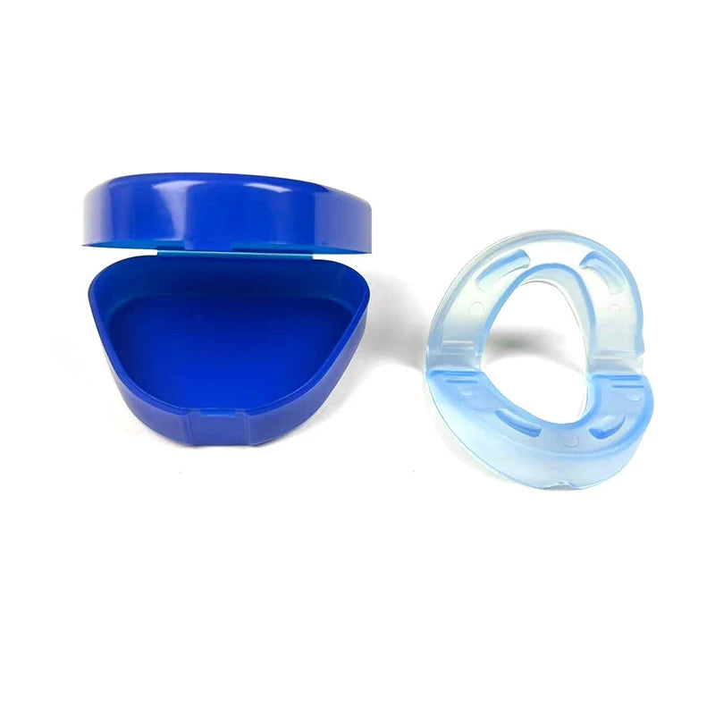 Anti Snoring Mouthpiece Dental Braces Double Layered Prevent Teeth Grinding Tongue Biting Sleeping Anti-snoring Tool For Unisex