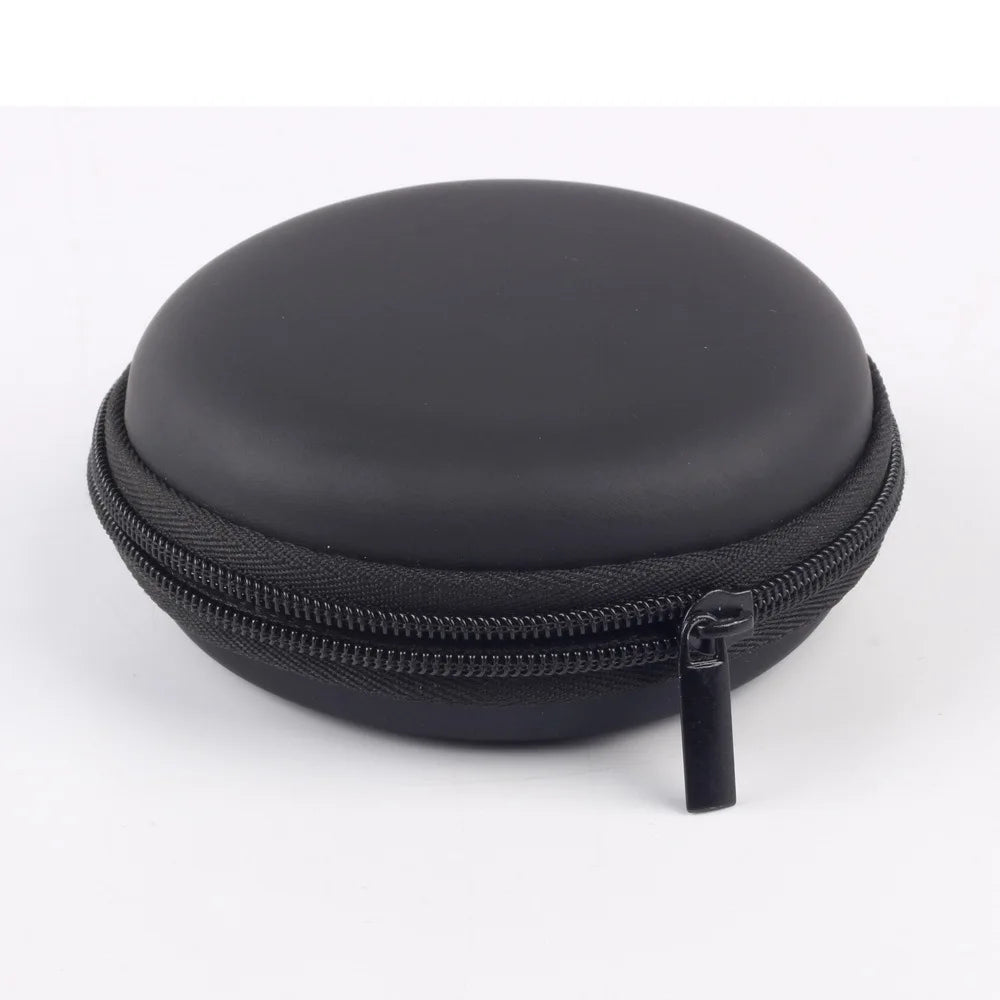 KZ Original EVA Black Oval Cortical Wired Bag Earbuds Case Headphone Box Earphone Music Headset Carrying Bag Portability Package