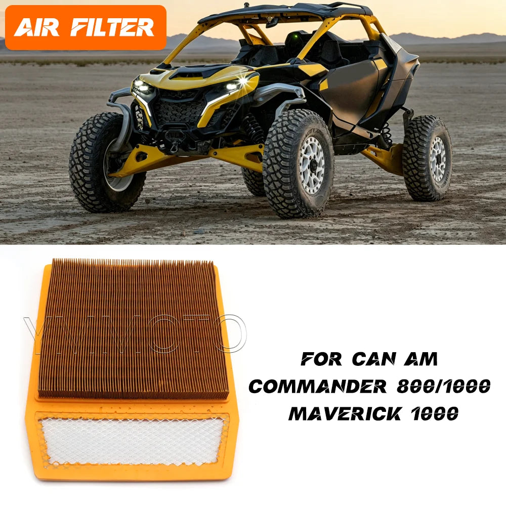 Air Filter For CAN AM Maverick Max 1000 Commander 1000 800 R 2011-2017 Motocycle Air Filter Cleaner Drive Element Intake Cleaner