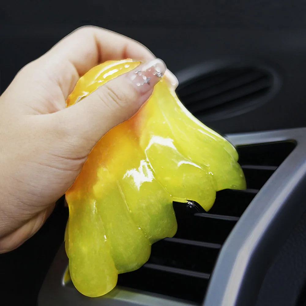 New Car Cleaning Pad Glue Auto Powder Cleaner Air Vent Magic Dust Remover Gel Home Computer Keyboard Clean Tool Car Cleaning