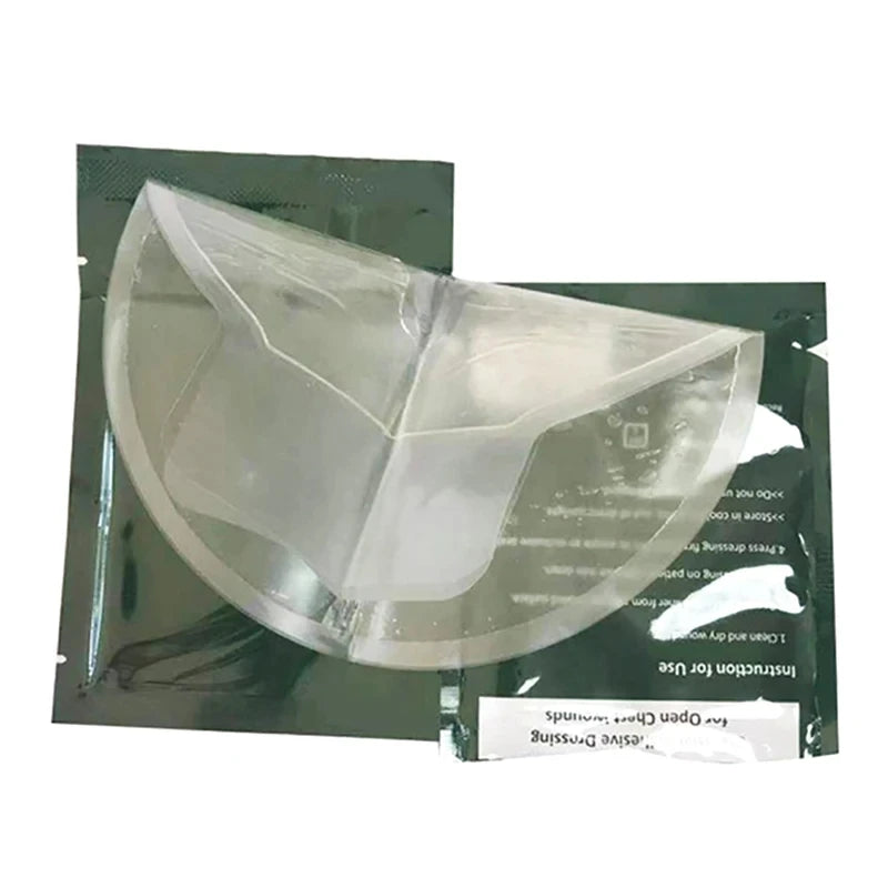Medical Chest Seal Vented Dressing Bandage First Aid Kit Rescue Hyfin IFAK Chest Seal Outdoor Emergency Medical Treatment