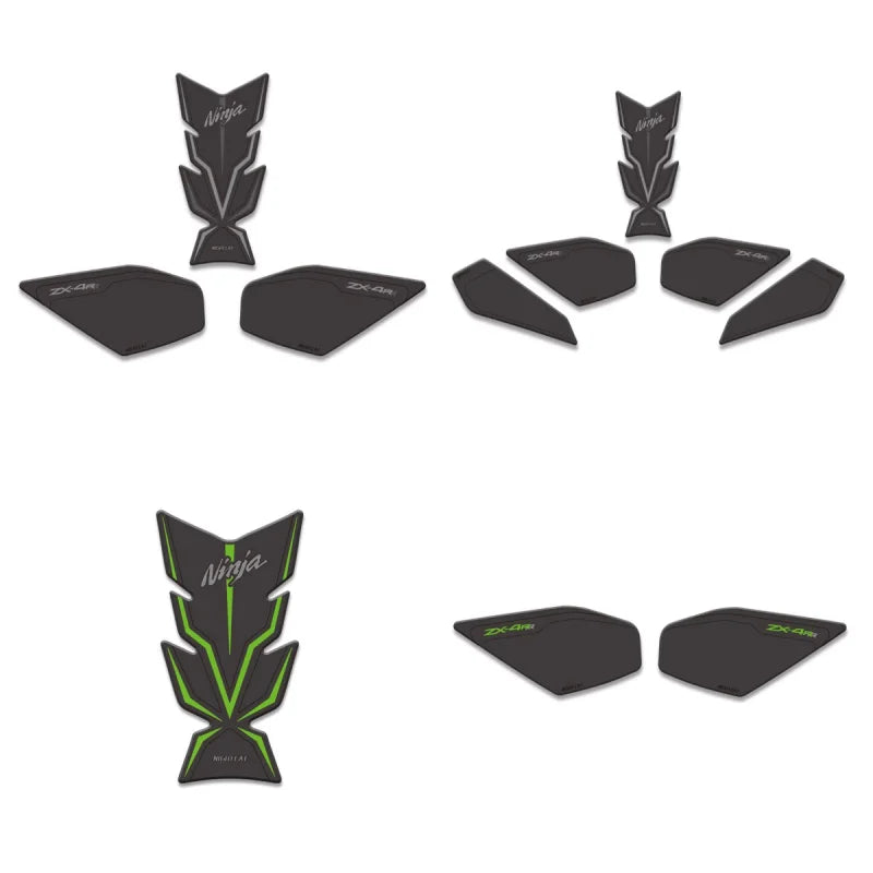 Compatible ZX-4R ZX4R/RR 2023 Motorcycle Fuel Tank Pad Kit Side Fuel Knee Guard Sticker Fuel Tank Protector