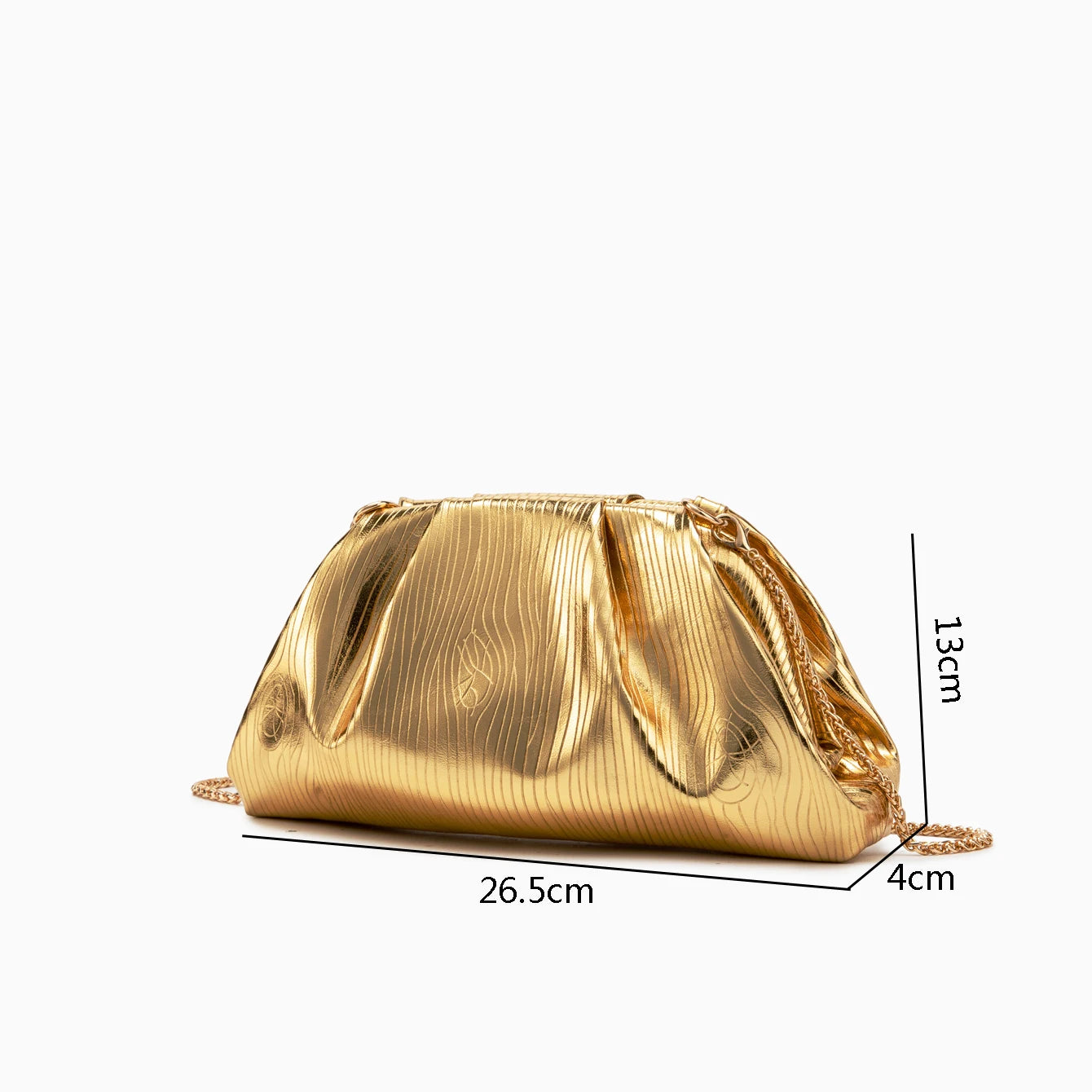 Golden Purses and handbag luxury Designer chian Shoulder Bag Purse women's bag Wedding Evening Clutch Bag party bag