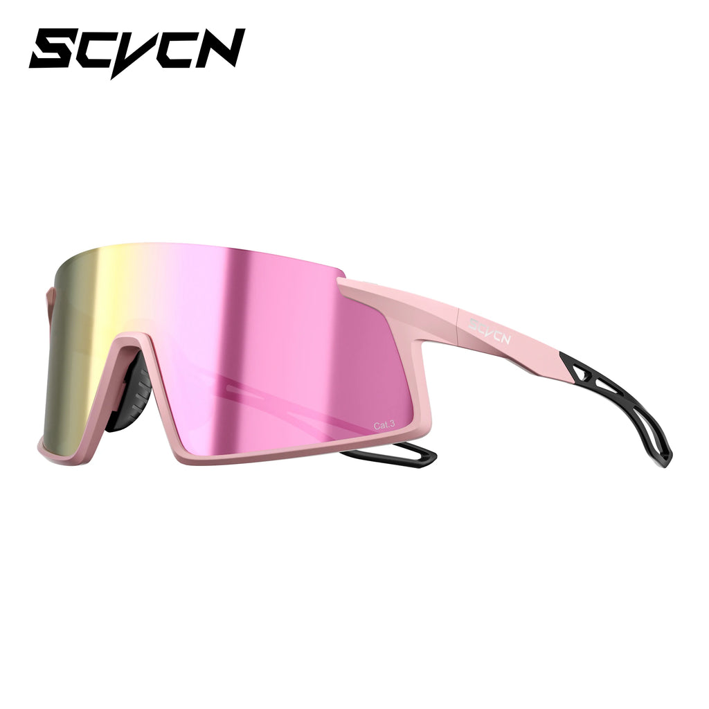SCVCN 2026 Hiking Eyewear Men's Cycling Sunglasses Photochormic Glasses UV400 Outdoor Sports Goggles Camping MTB Bike Glasses