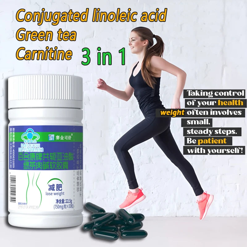 Conjugated linoleic acid Slimming Products green tea Cellulite Weight Loss for Lean Abdominal Fat Burner Detox Bowel Motility