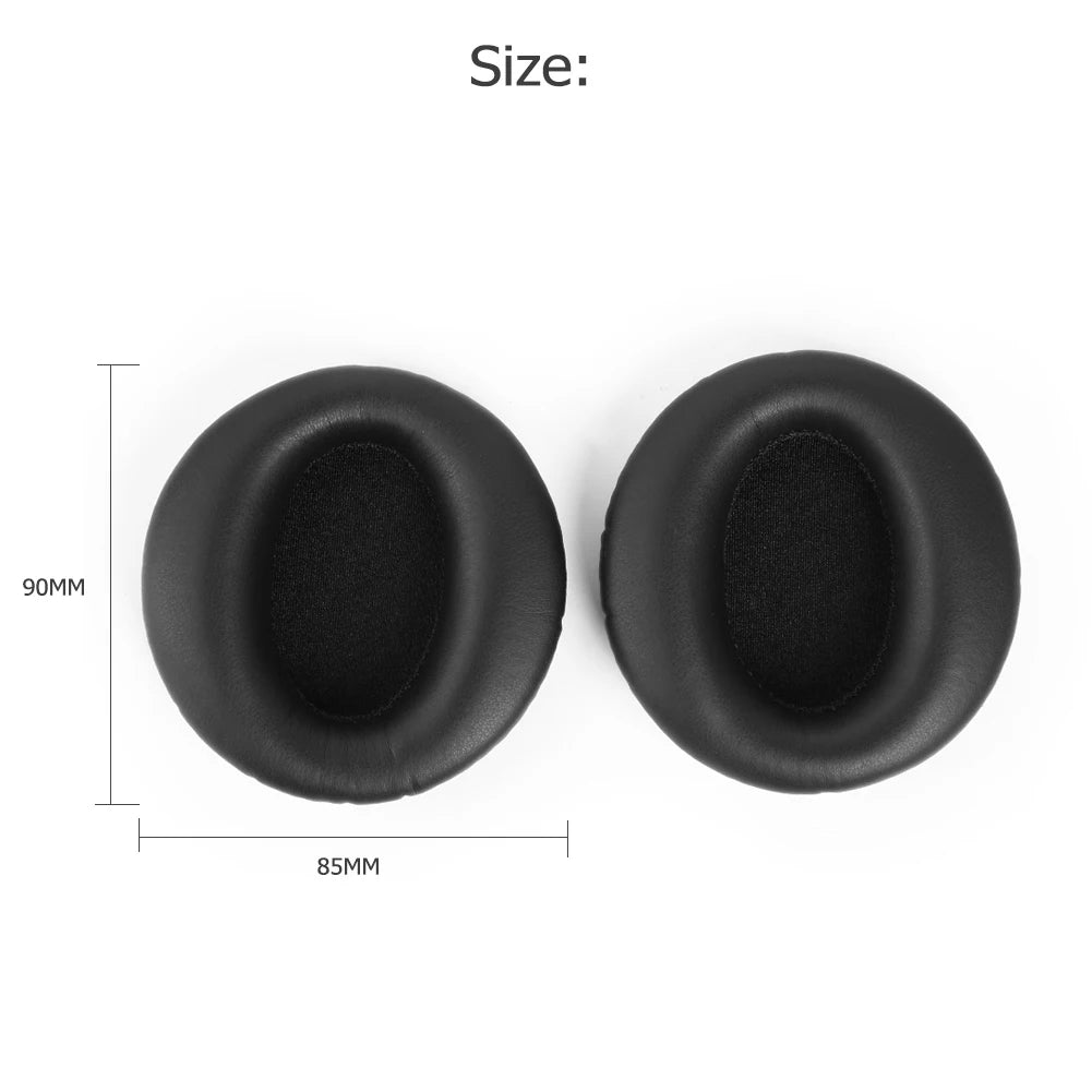 1 Pair Replacement Earpads Ear Pads Memory Foam Ear Cushions Covers PU Leather Headphone Earpads for COWIN E7/E7 Pro Headphones